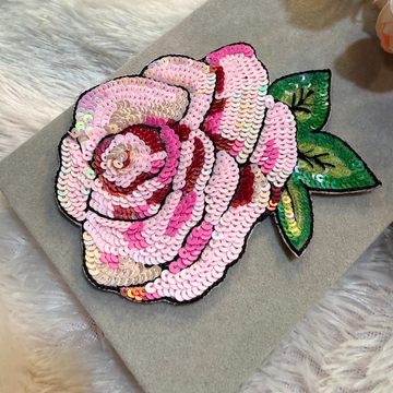 Sequinwork Rose Patch