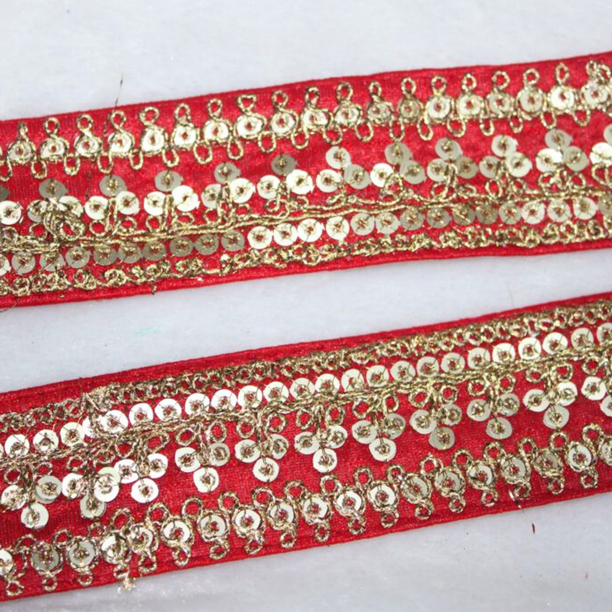 Fancy Zari And Sequin Trim
