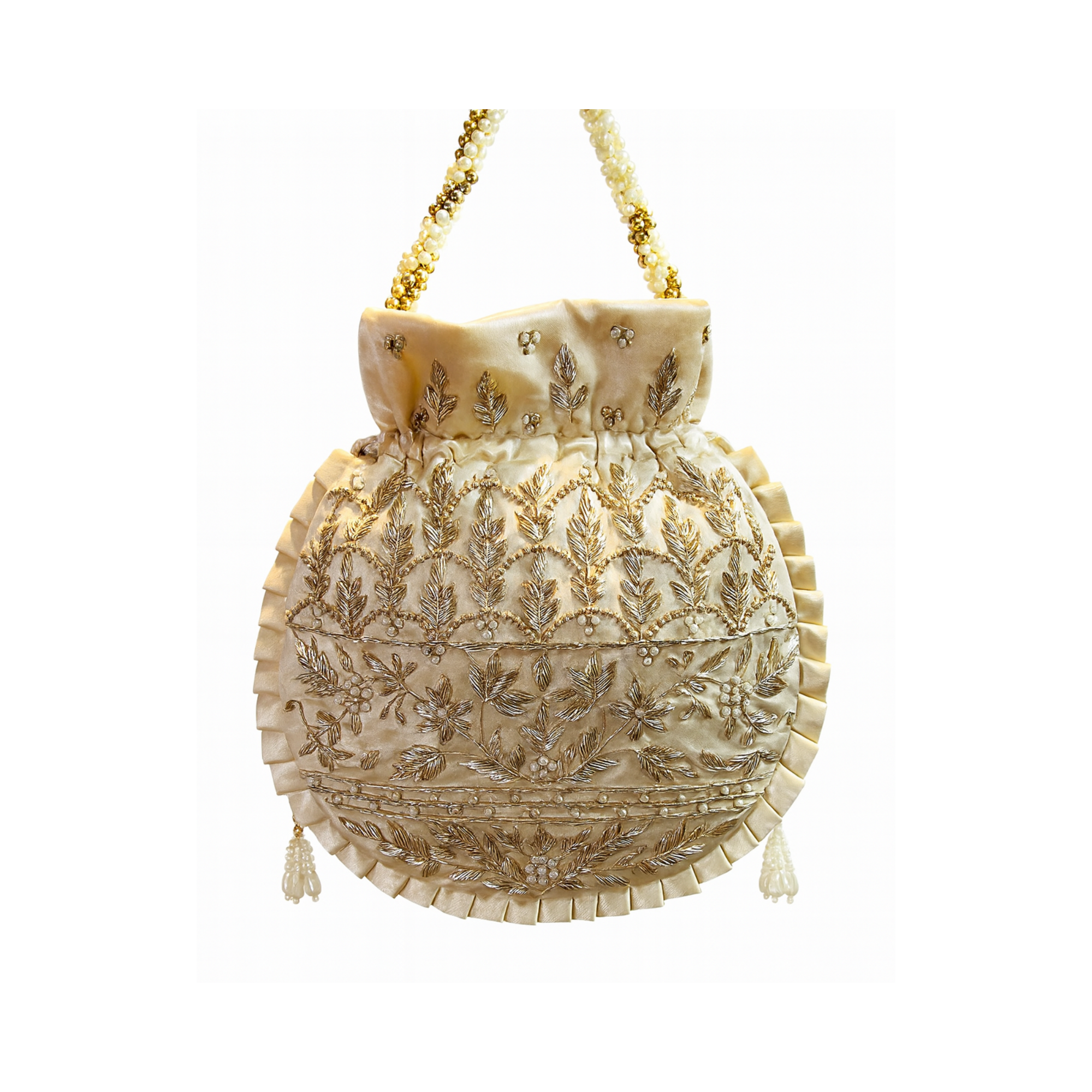Ivory Regal Handcrafted Potli