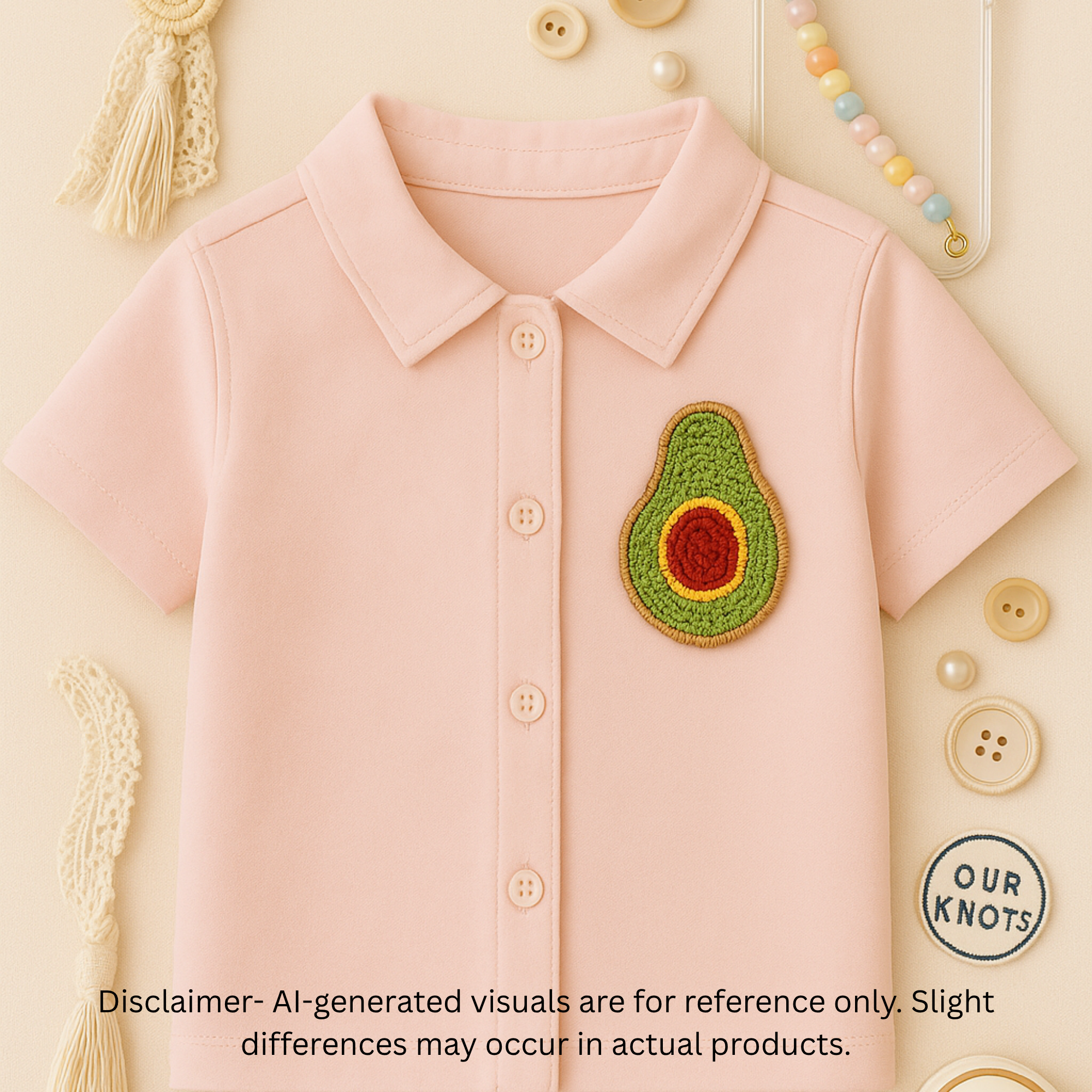 Sassy Avocado Handmade Patch