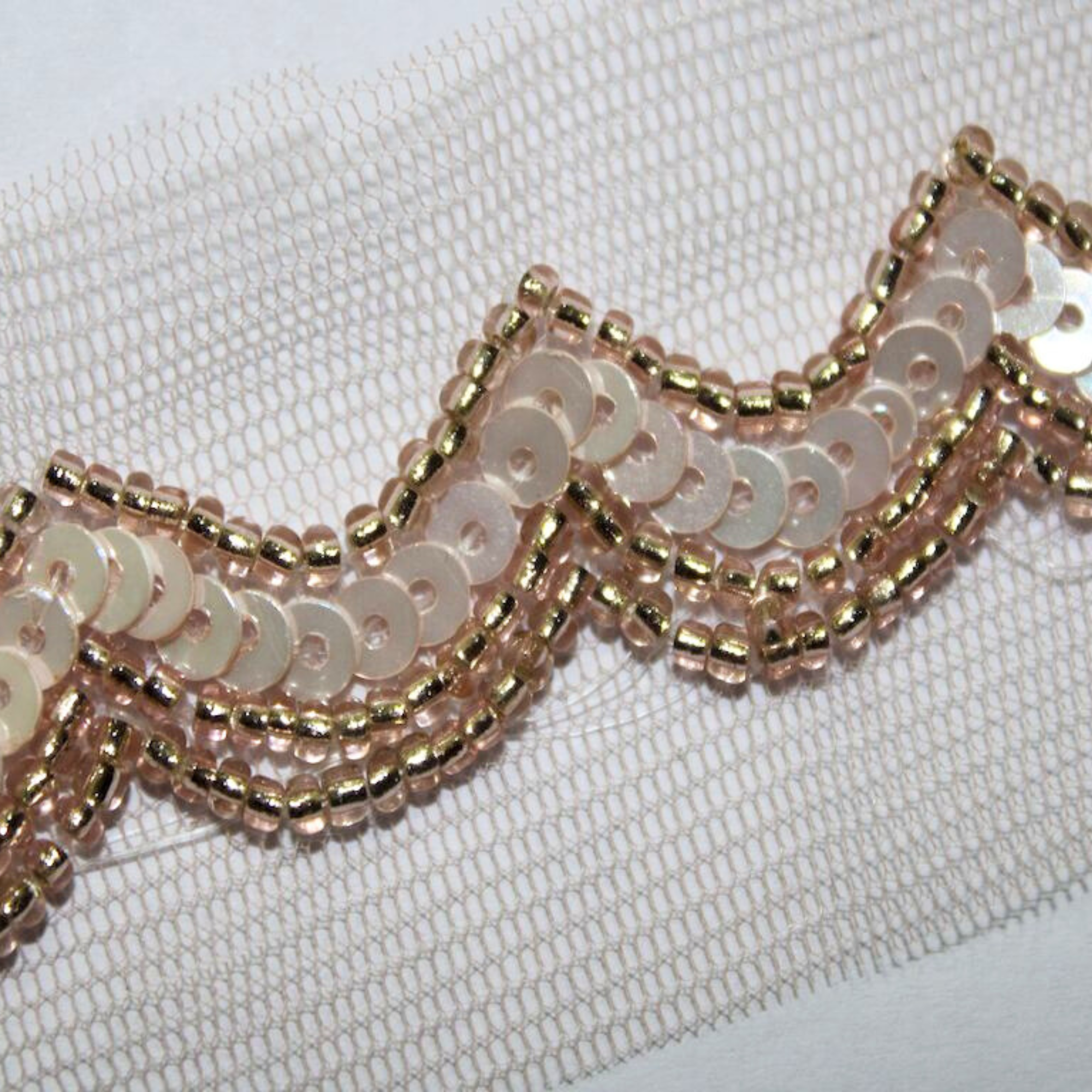 Handcrafted Sequin Embellished Trim