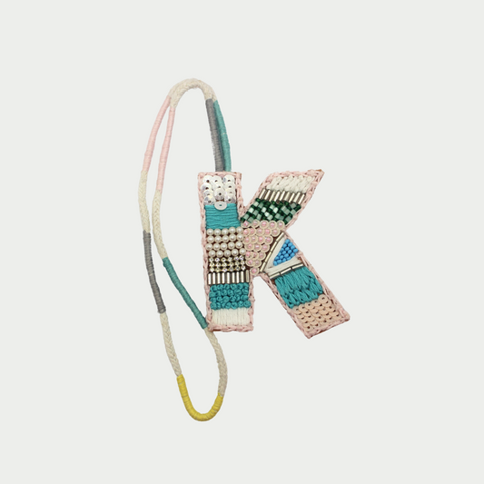 BohoBeadworks Alphabet 'K' Bag Charm