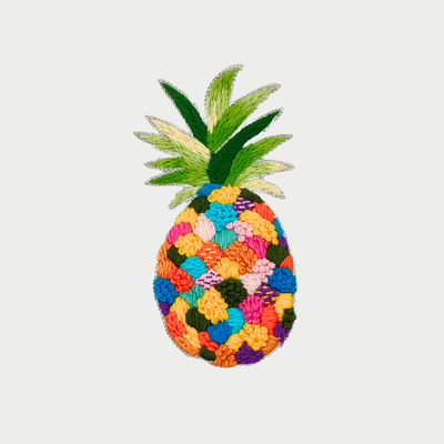 Tropical Pineapple Handmade Patch