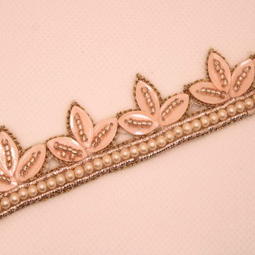Handcrafted Pearl Embellished Trim