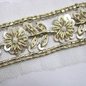 Light Gold Embellished Handwork Trim