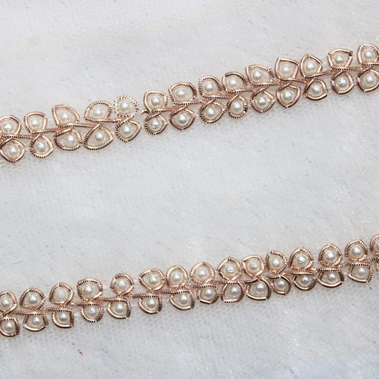 Rose Gold Embellished Trim