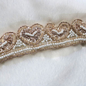 Rose Gold Embellished Handwork Trim