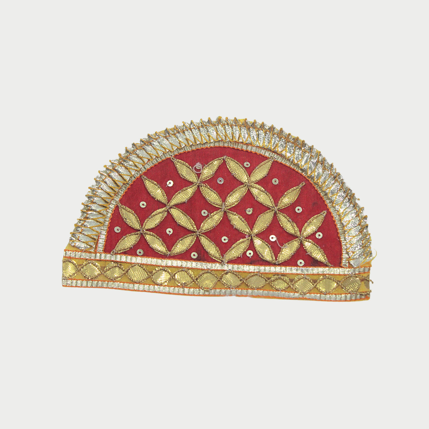 Red Embellished Gota Patch (12 Pieces)