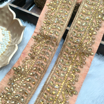 Floral Stone Work Lace