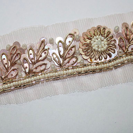 Elegant Rose Gold Handcrafted Trim