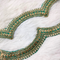 Green Fancy Embellished Trim