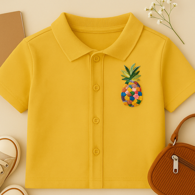 Tropical Pineapple Handmade Patch hover