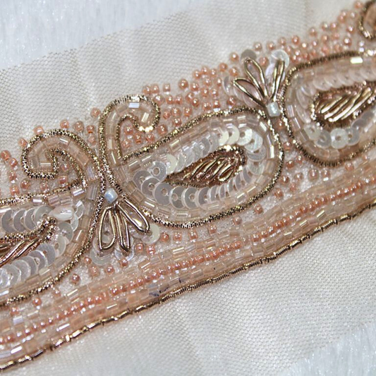 Peach Exquisite Handcrafted Trim