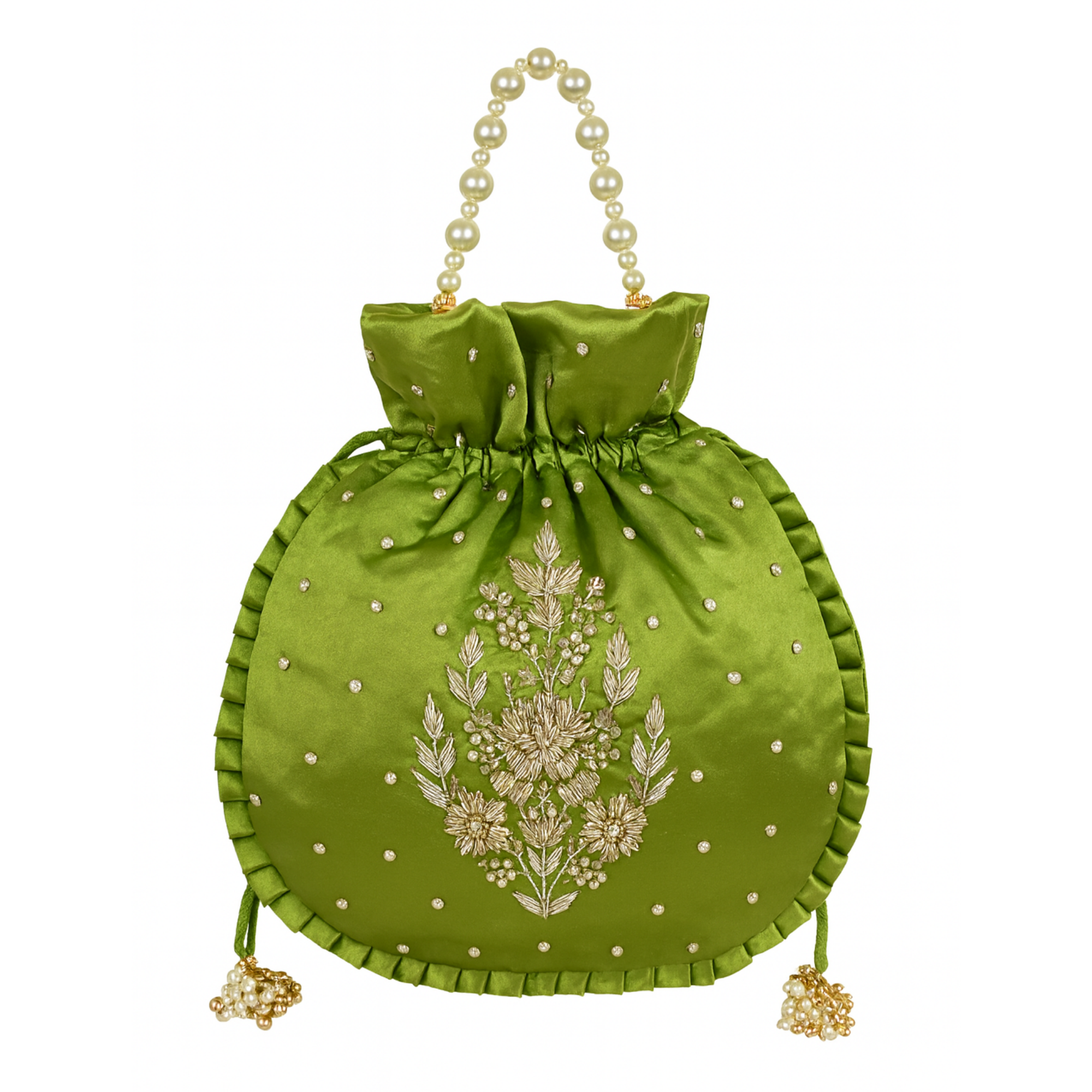 Olive Charm Potli