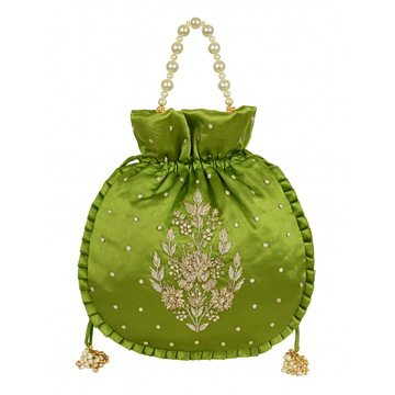 Olive Charm Potli