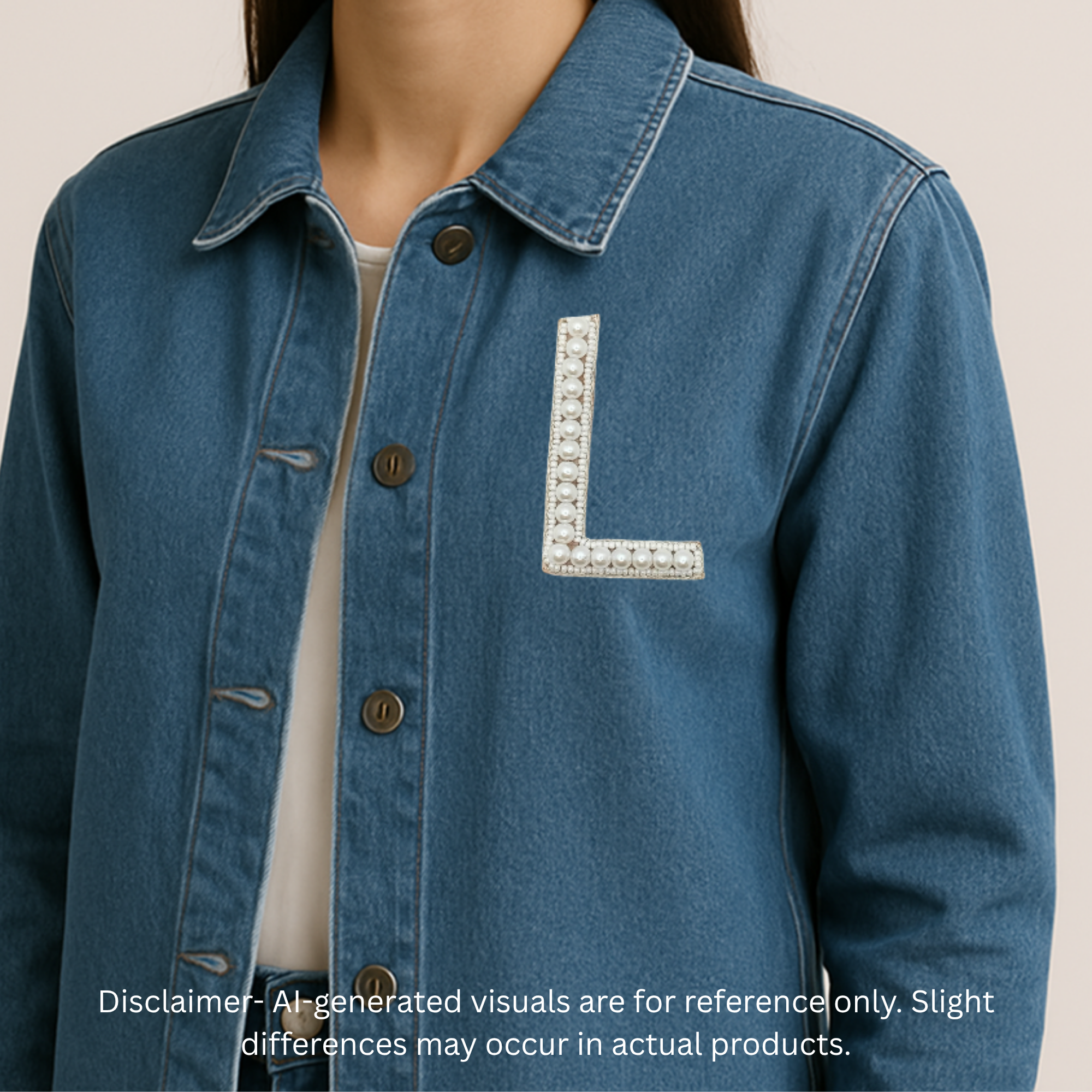 Oceanic Pearl Alphabet 'L' Patch