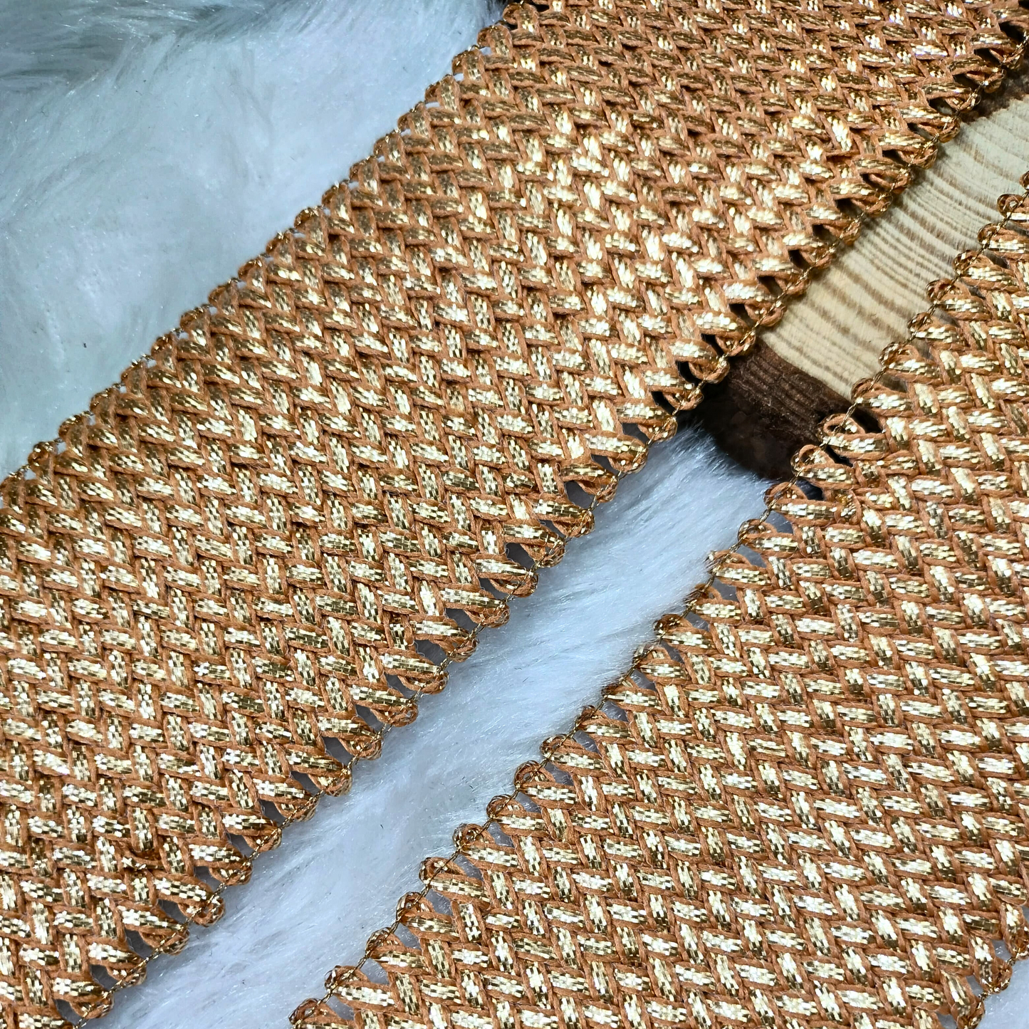 Golden Fancy Embroidery Trim