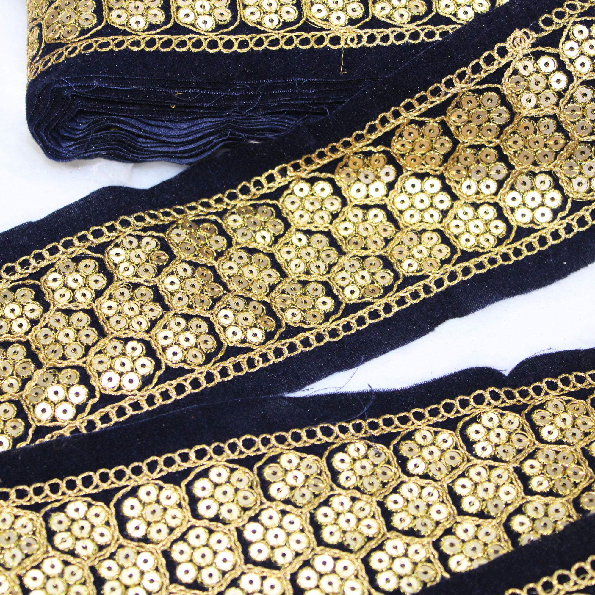 Floral Sequin Trim