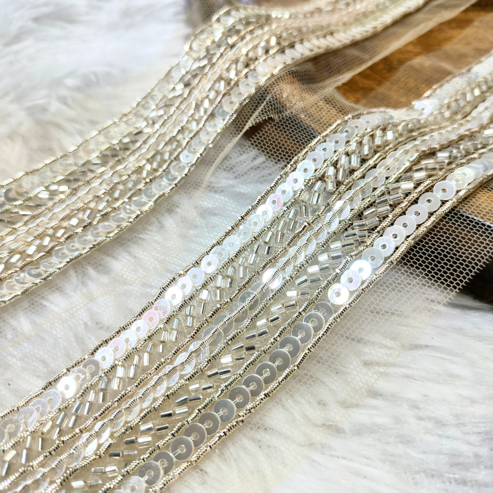 Light Gold Handwork Trim
