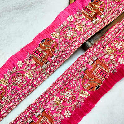 Fancy Elephant Embellished Trim