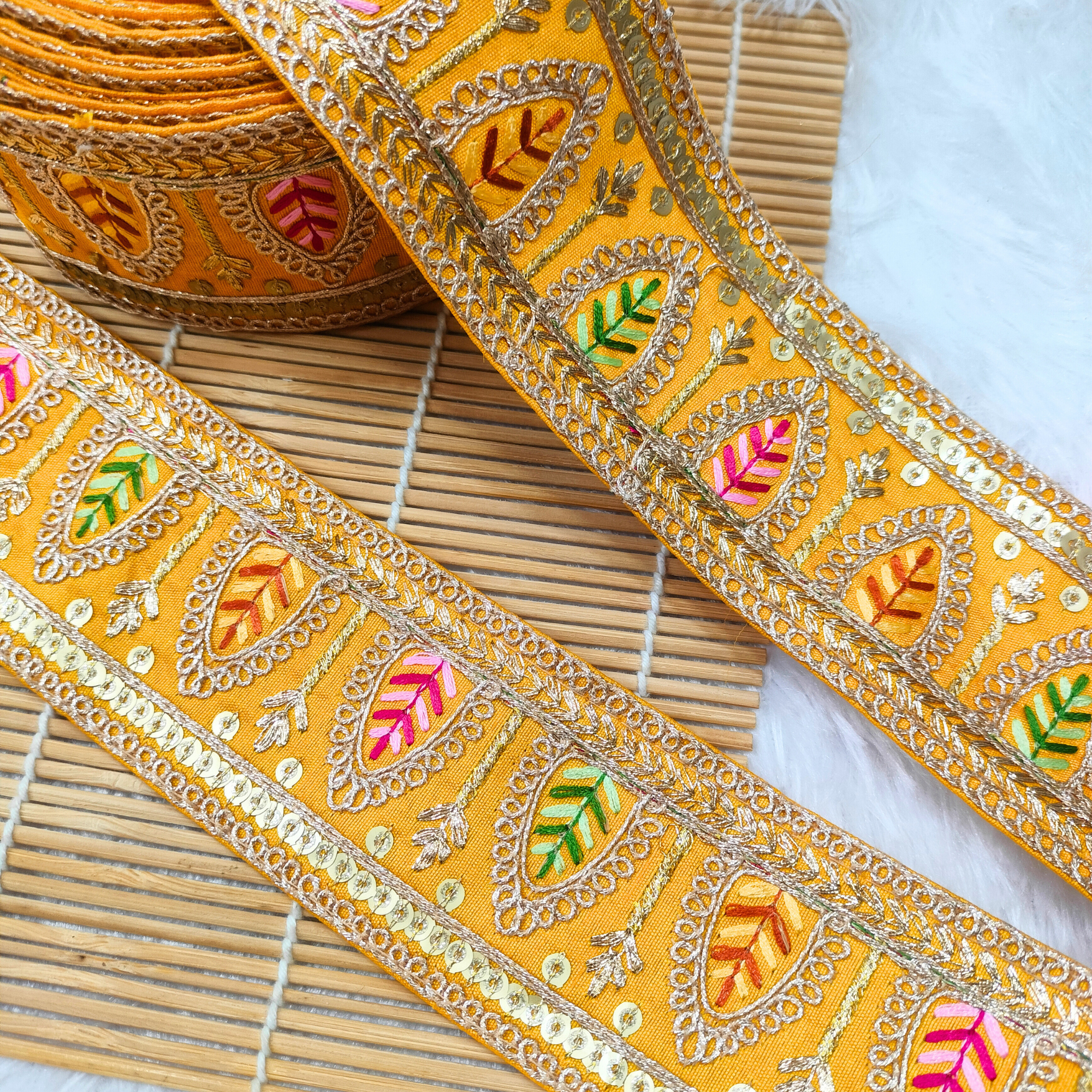 Embellished Multicolor Trim