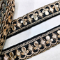 Black Fancy Embellished Trim