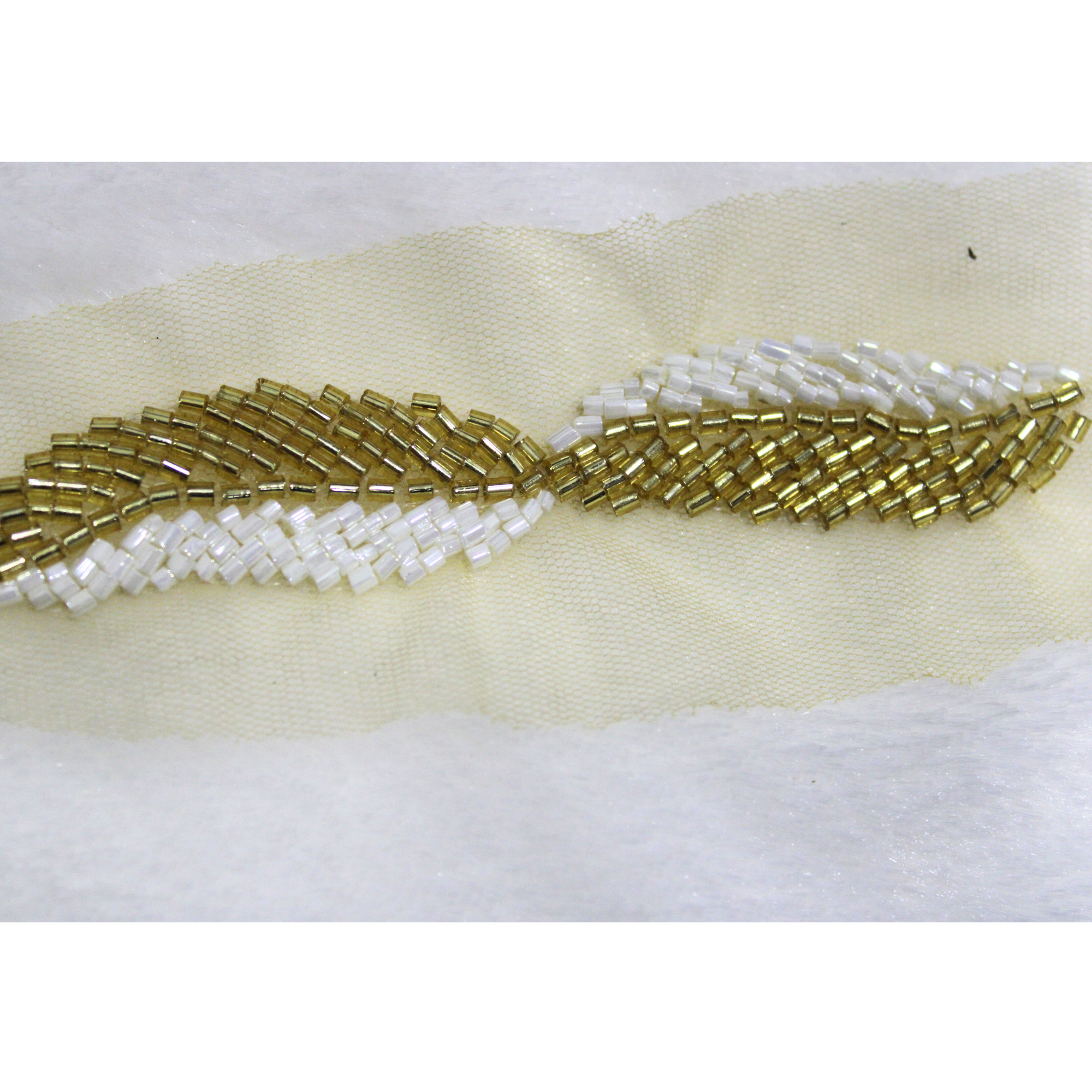 Handcrafted Cutdana Embellished Trim