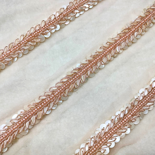 Rose Gold  Exclusive Handwork Trim