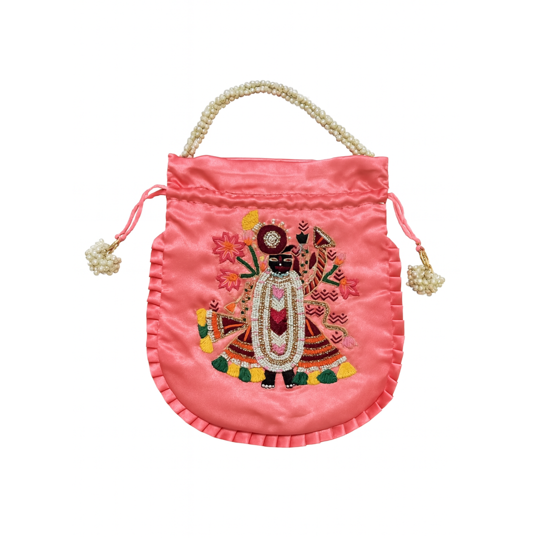 Peach Shreenathji Potli