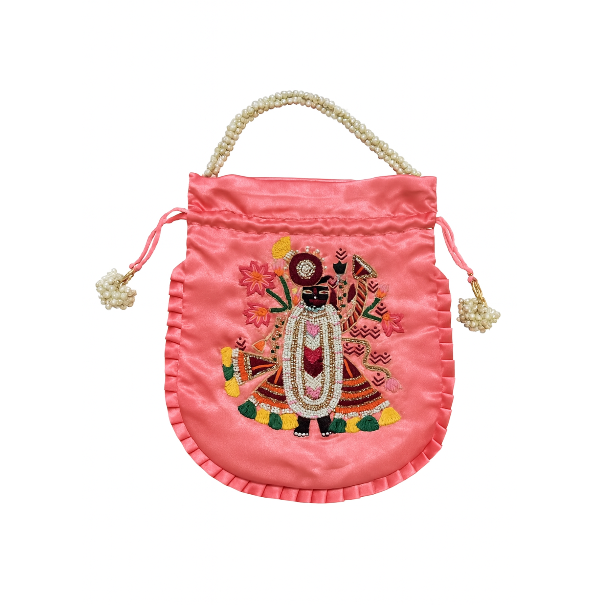 Peach Shreenathji Potli