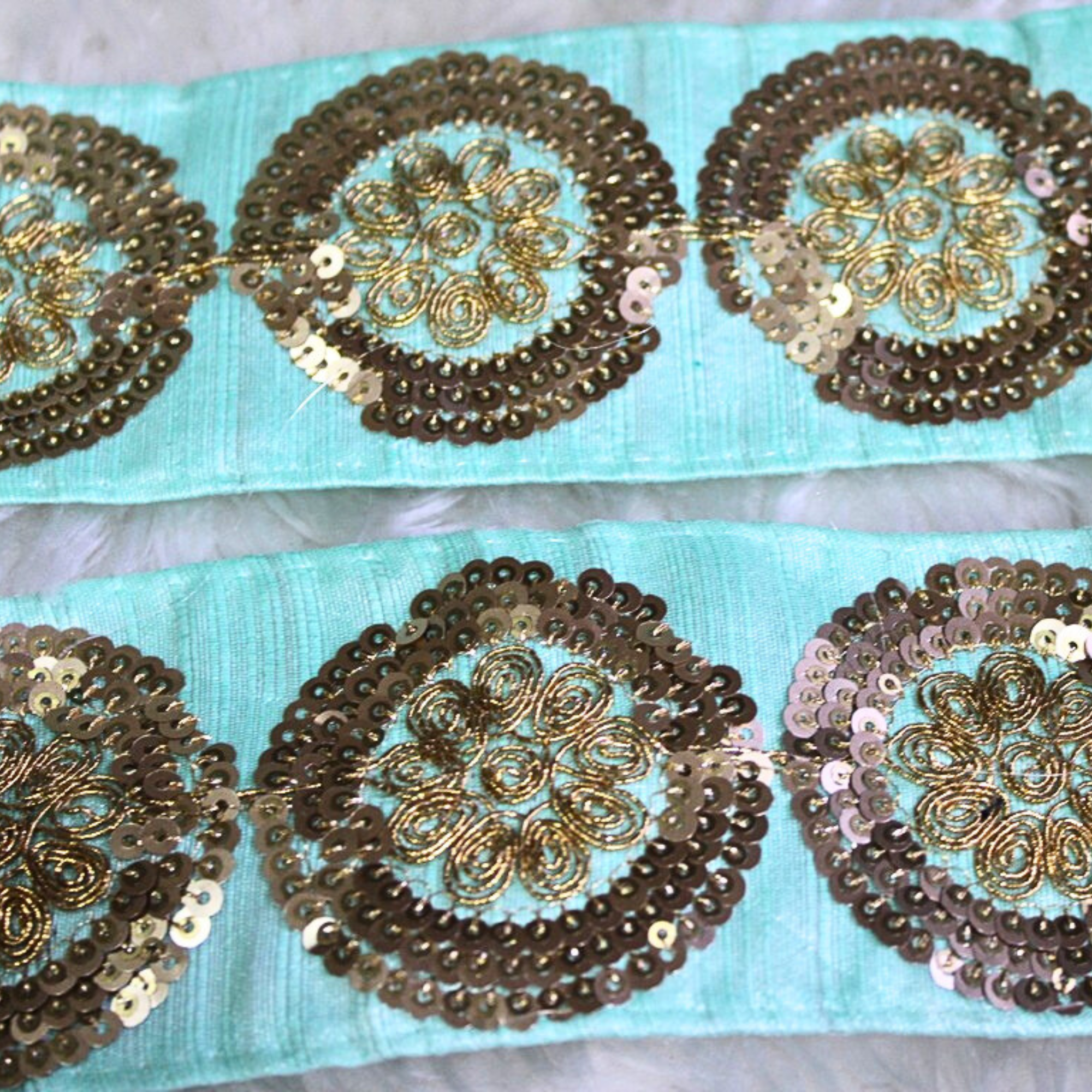 Sequin and Zari Trim