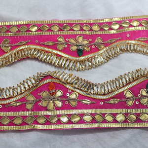 Multicolor Embroidered Gota Trim