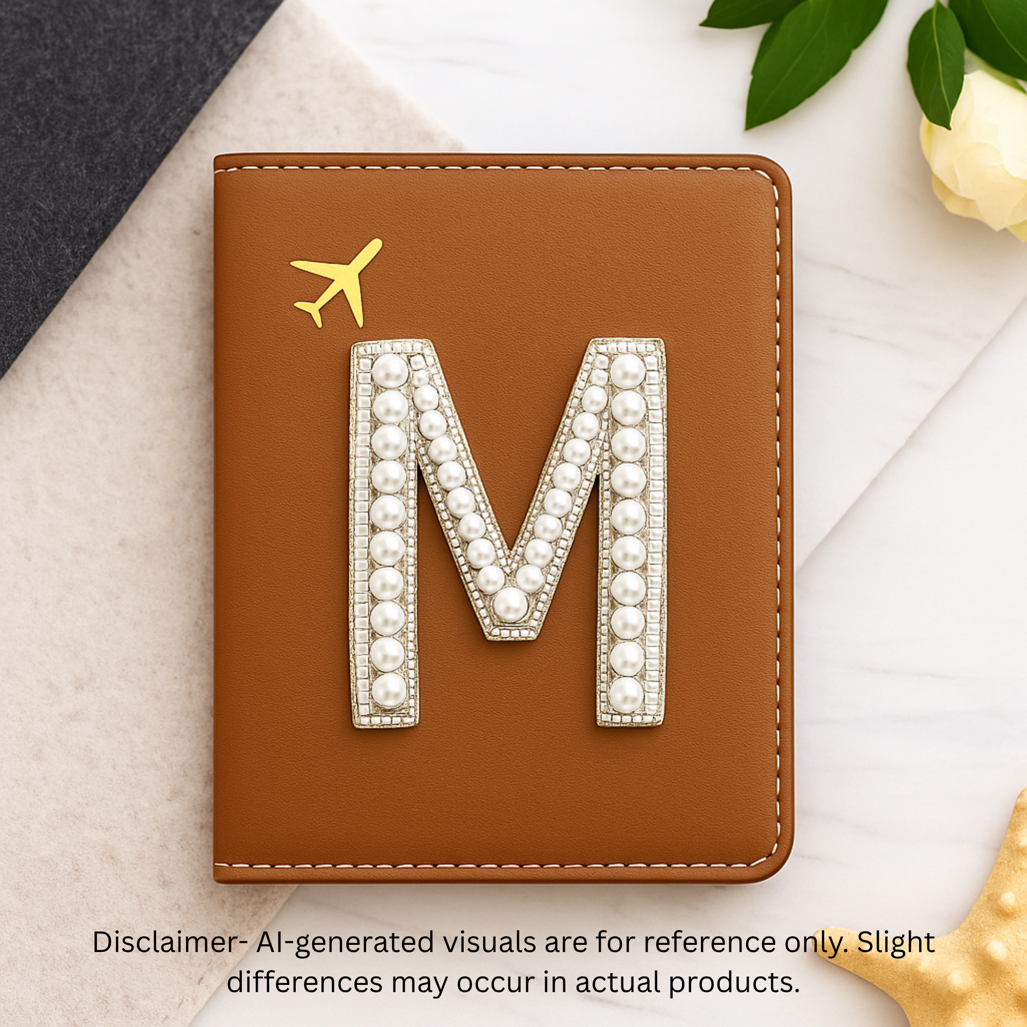 Oceanic Pearl Alphabet 'M' Patch