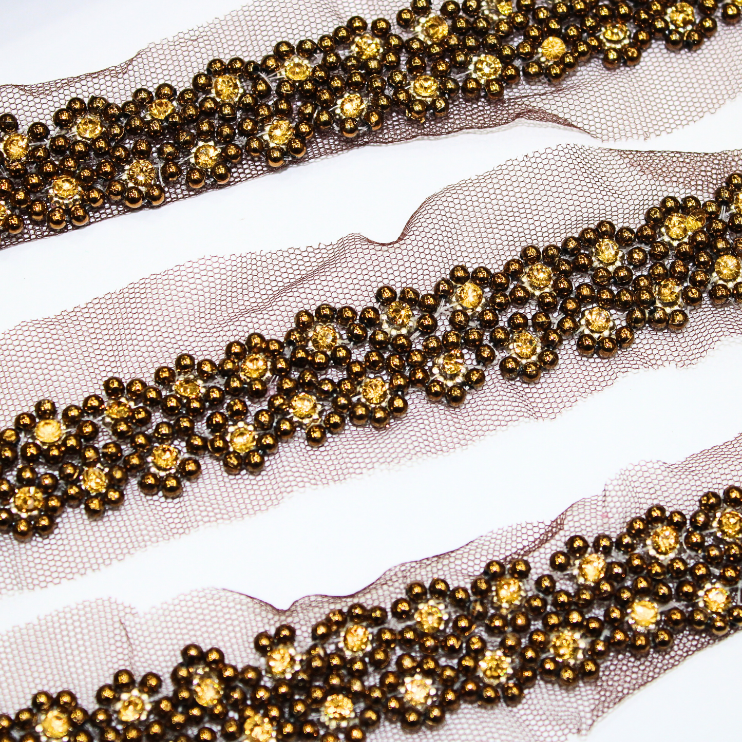 Antique Twinkling Beads Border