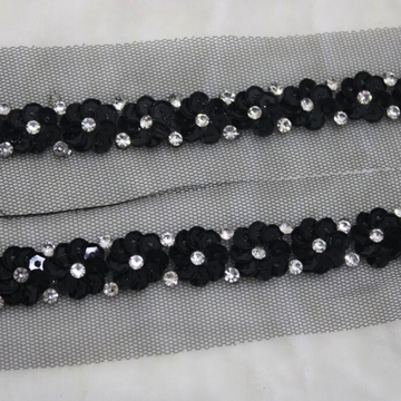 Handcrafted Stone Embellished Trim