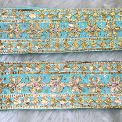 Handwork Floral Gota Trim hover image