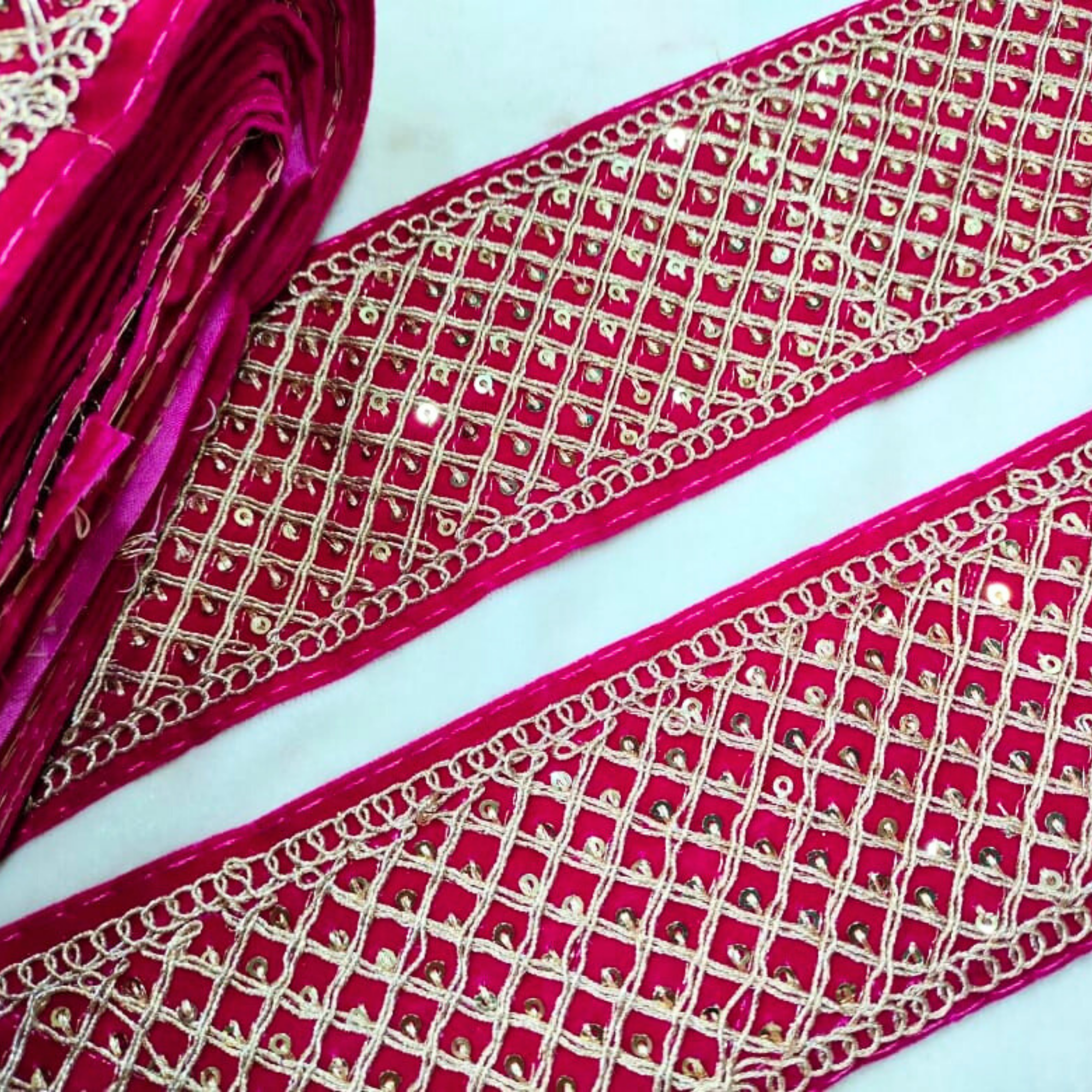 Embellished Zari Work Lace