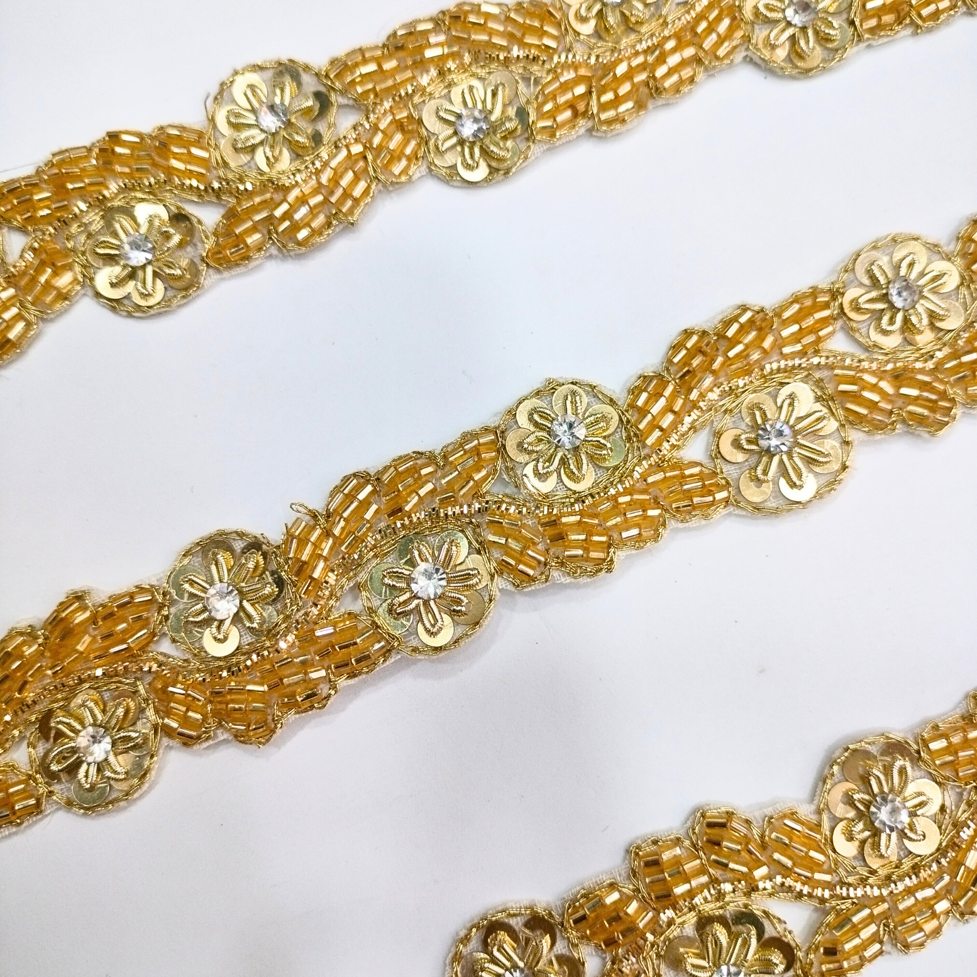 Golden Handwork Zardozi Trim