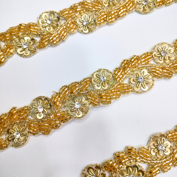 Golden Handwork Zardozi Trim