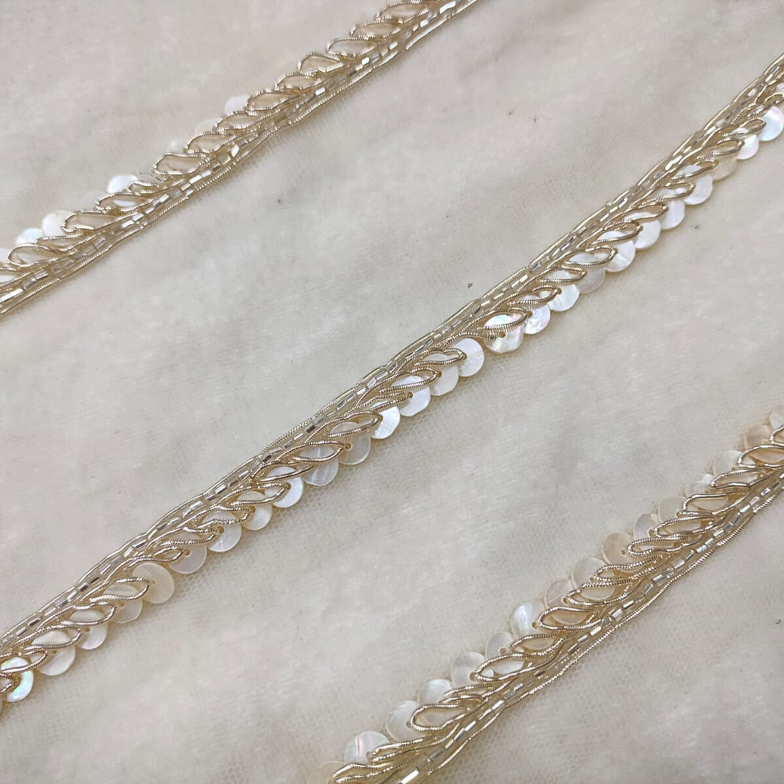 Sequins Handwork Lace