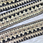 Black Fancy Zari And Sequin Trim