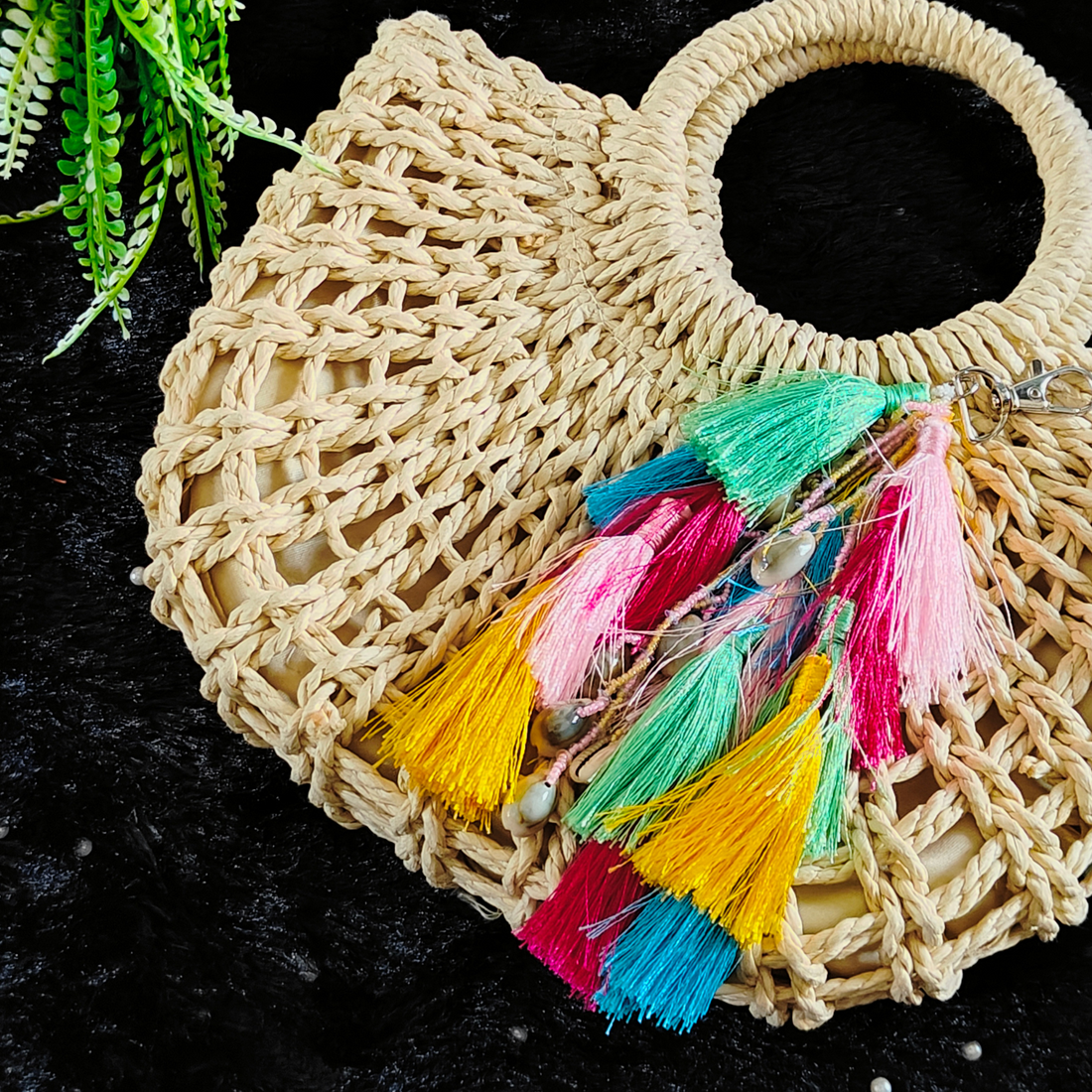 Multicolor Handwork Tassel