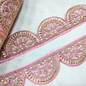 Light Pink Fancy Zardozi Scalloped Trim