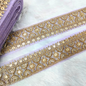 Fancy Lavender Embellished Trim