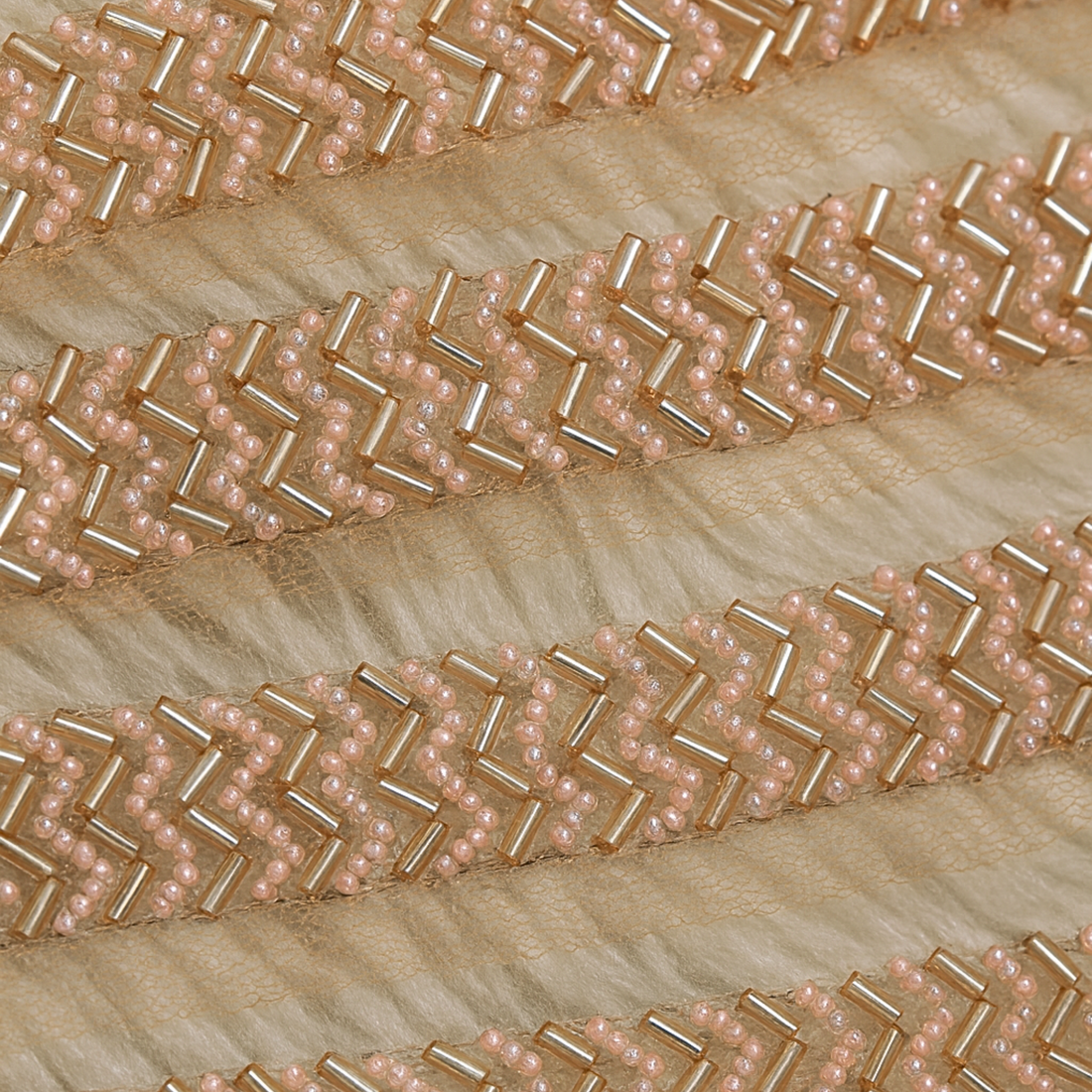 Zigzag Beaded Lace