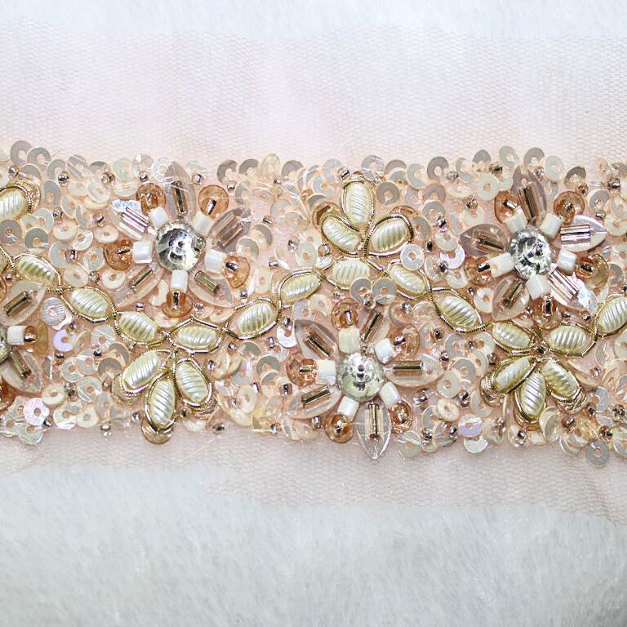 Peach Exquisite Handcrafted Trim