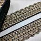 Black Fancy Embellished Trim