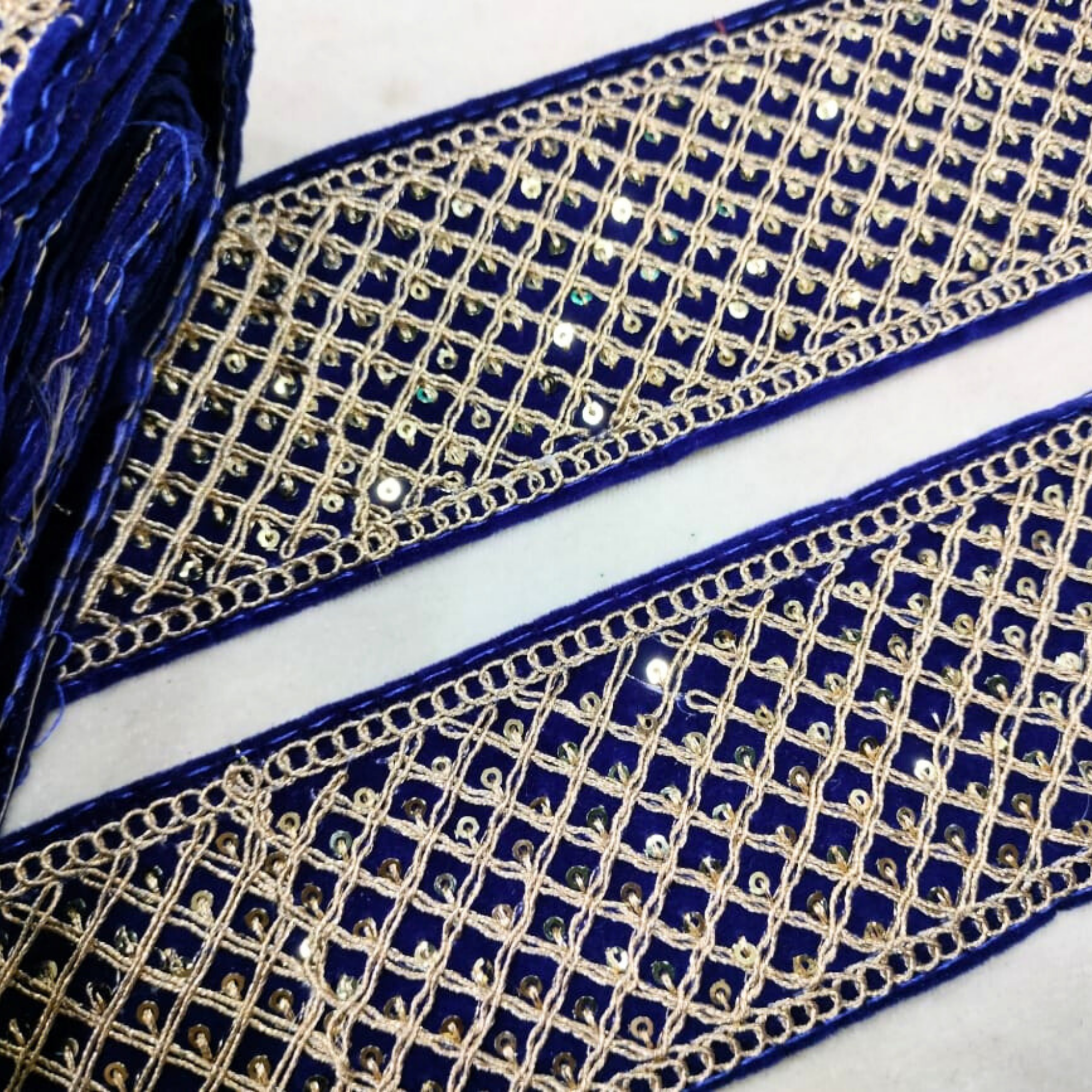 Embellished Zari Work Lace