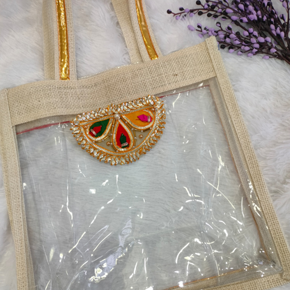 Golden Embellished Gota Patch (12 Pieces)