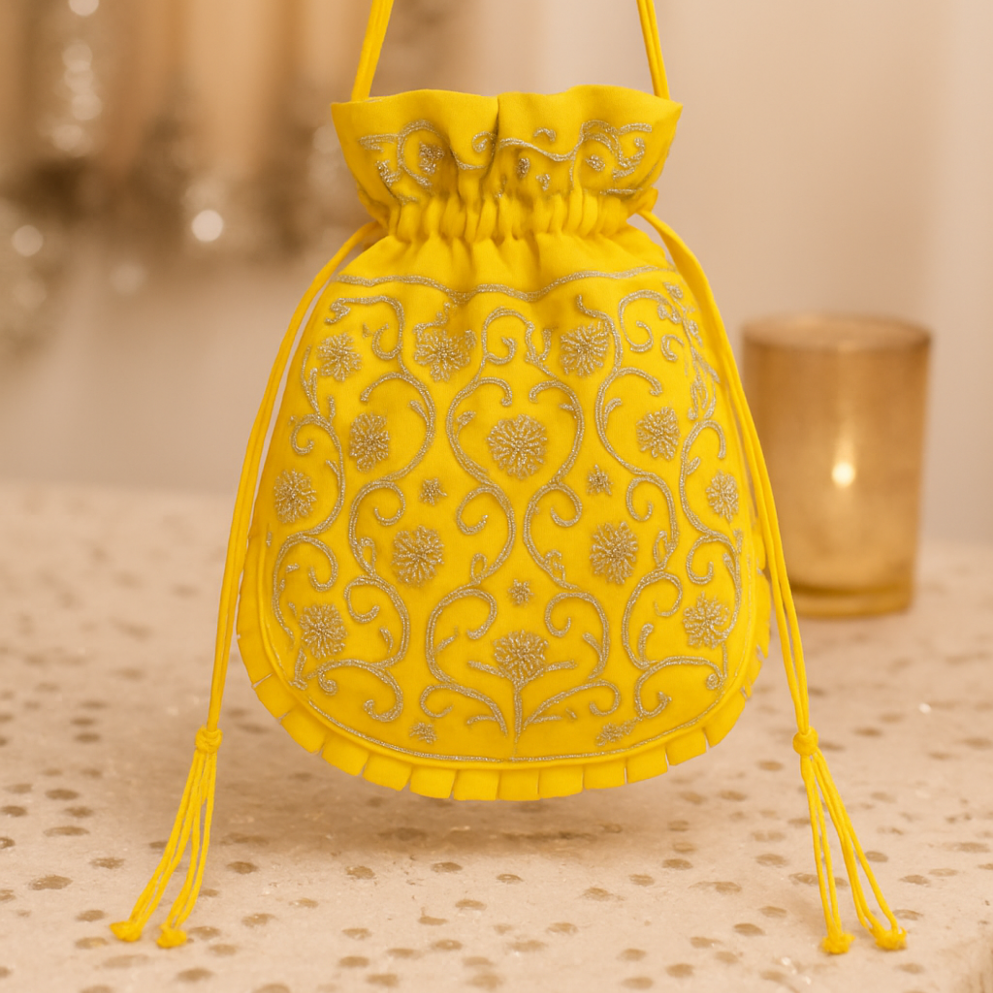 Sunshine Sparkle Potli